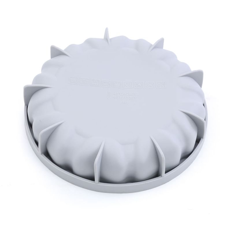 Forma de Silicone 19X19X4,7cm - Redondo Pétala