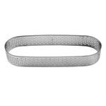 Aro Inox Micro-Perfurado Oval 25X4X2cm