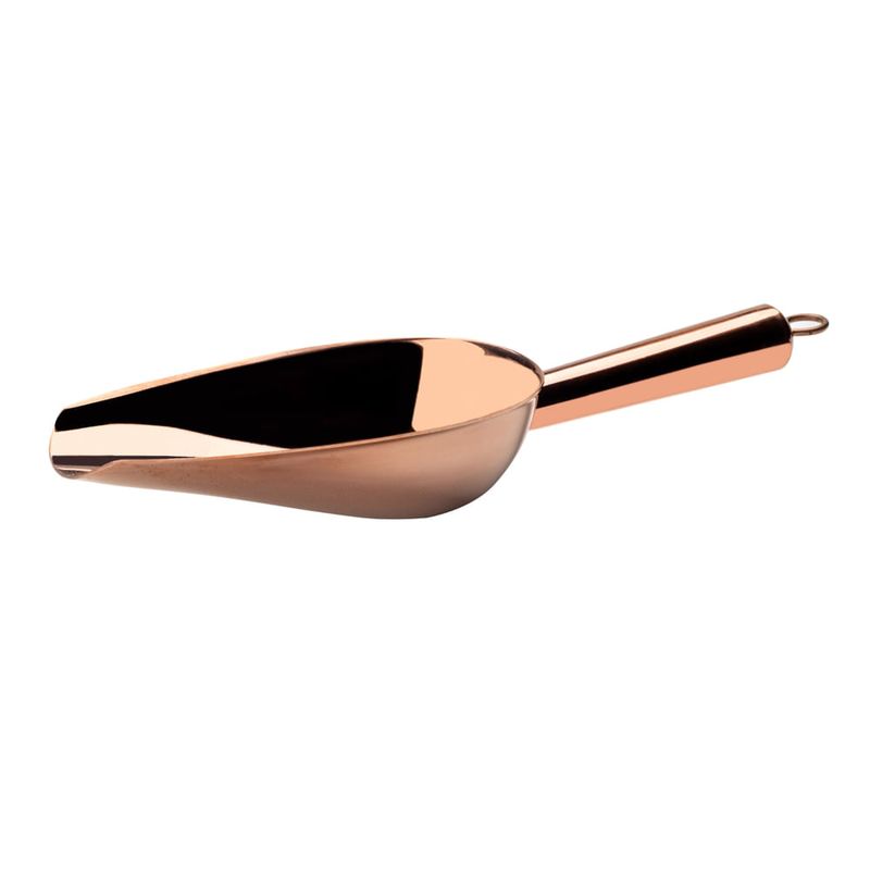 Concha Pá de Alimentos 25X8,5X4cm - Aço Inox Rose Gold