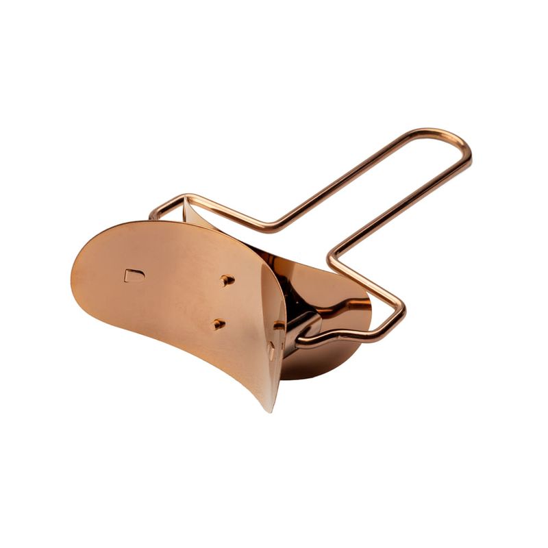 Cortador Giratorio de Massa 15X9X2,7cm - Aço Inox Rose Gold