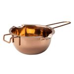 Acessório para Banho Maria Banho Aço Inox Rose Gold 25X11X6cm