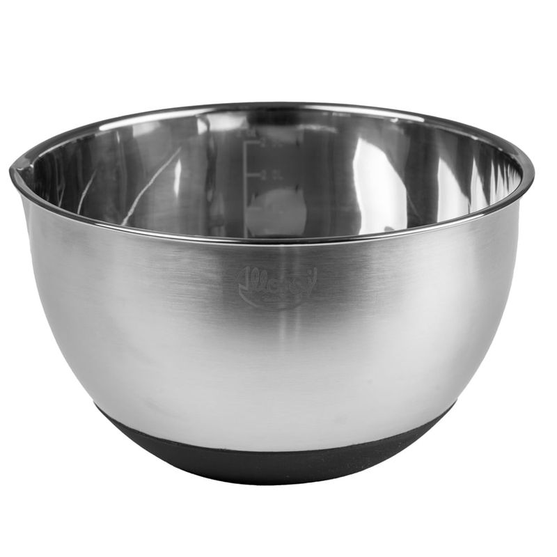 Bowl Massas Leves e Pesadas Aço Inox 3L - 21X21X12,2cm