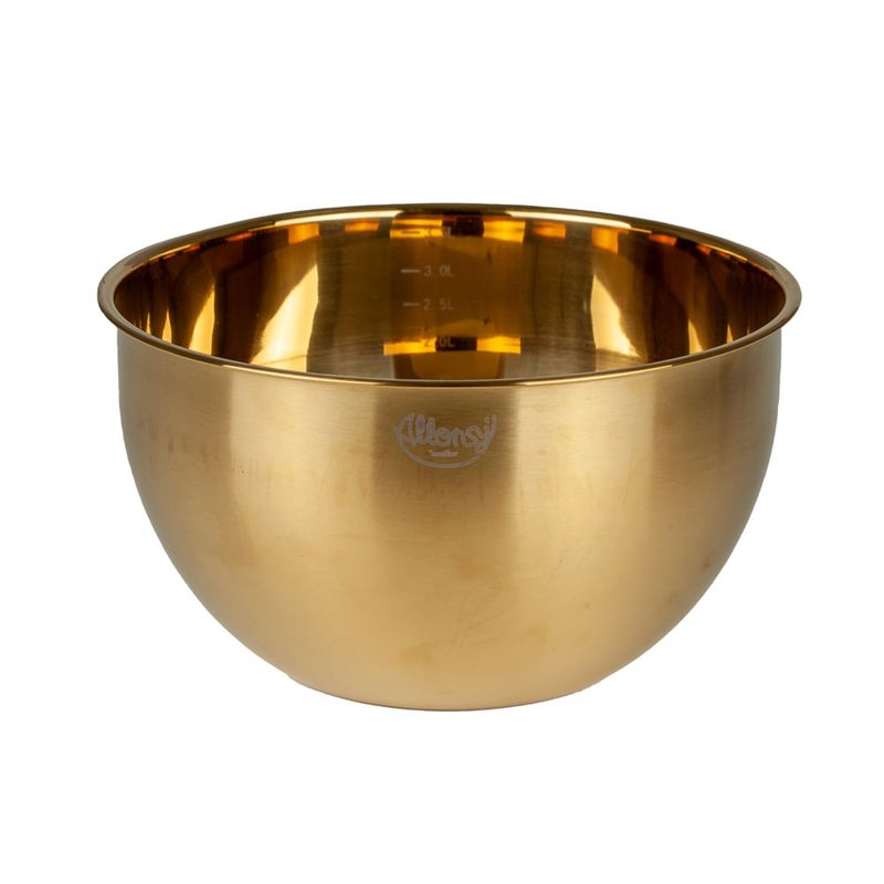 Bowl Multiuso 3,5L - Ouro Aço Inox