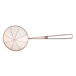 Escumadeira para Fritura 36,5X13,5X1,5cm - Aço Inox Rose Gold