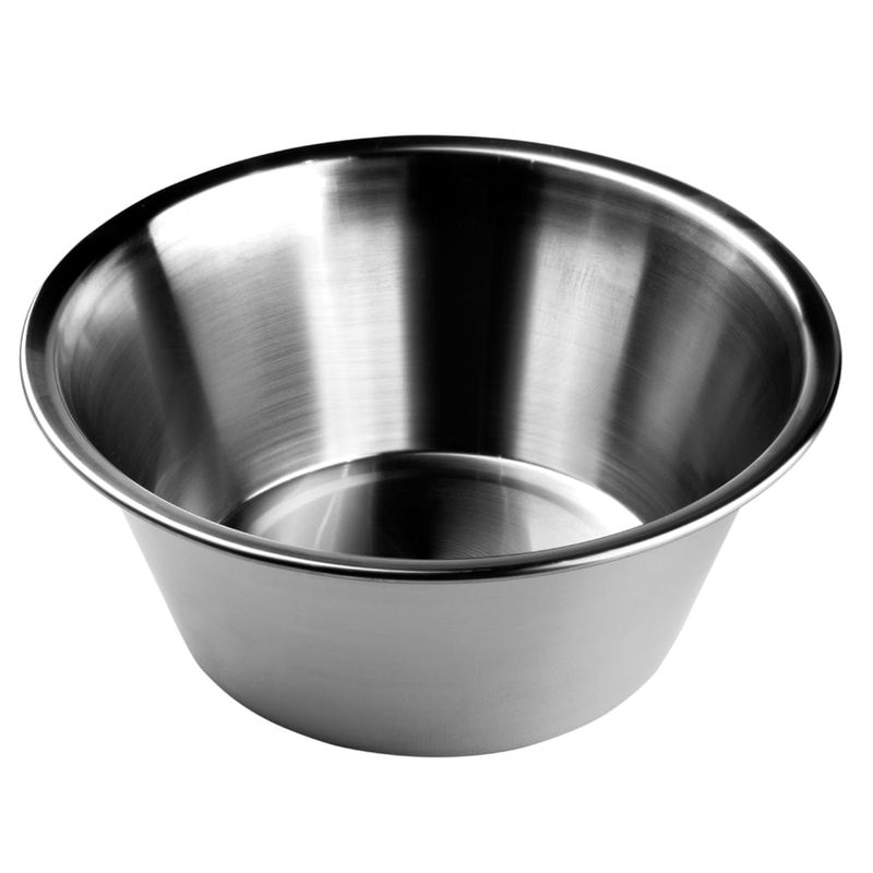 Tigela para Mistura Fundo Plano Aço Inox 1 L