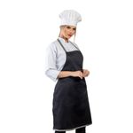 Uniforme Adulto Chapeu de Chef Unissex Bco 30X20cm