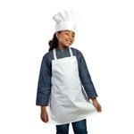 Uniforme Infantil Chapeu de Chef Unissex Bco 27X25cm