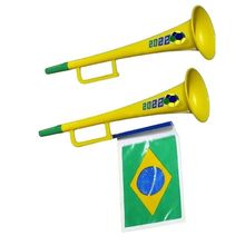 Corneta com Bandeira do Brasil