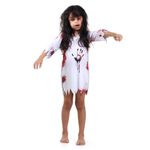 Fantasia Zumbi Feminino Vestido Infantil - Halloween P