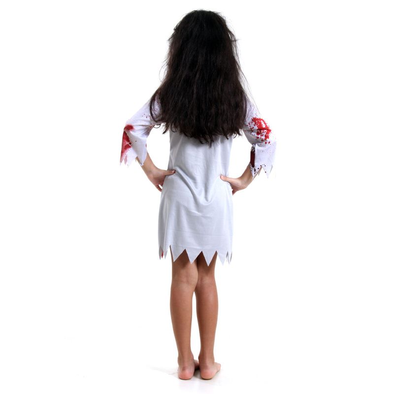 Fantasia Zumbi Feminino Vestido Infantil - Halloween P