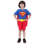 Fantasia Super Homem Infantil Curto - Original  G