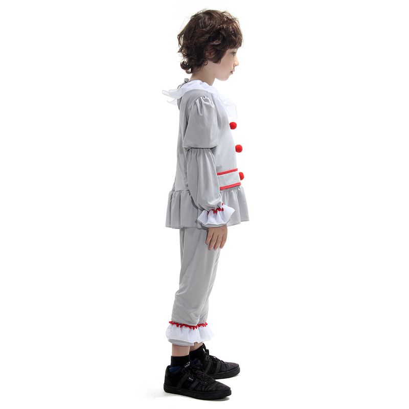 Fantasia Palhaço do Mal Infantil - Halloween GG