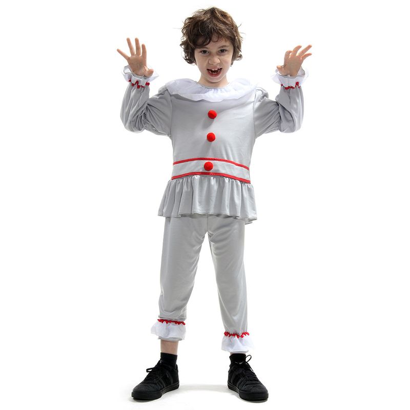 Fantasia Palhaço do Mal Infantil - Halloween GG