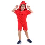Fantasia Diabinho Infantil Curto - Halloween M