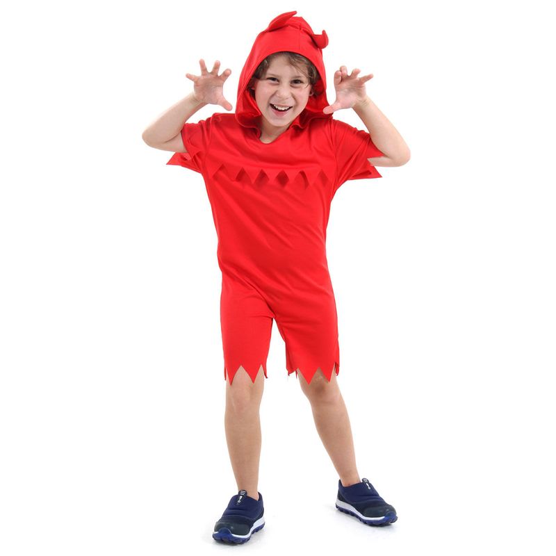 Fantasia Diabinho Infantil Curto - Halloween M