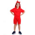Fantasia Diabinho Infantil Curto - Halloween M