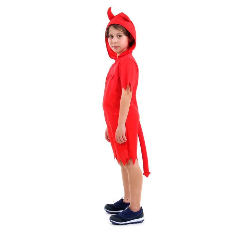 Fantasia Diabinho Infantil Curto - Halloween M
