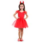 Fantasia Diabinha Infantil Dress Up - Halloween P