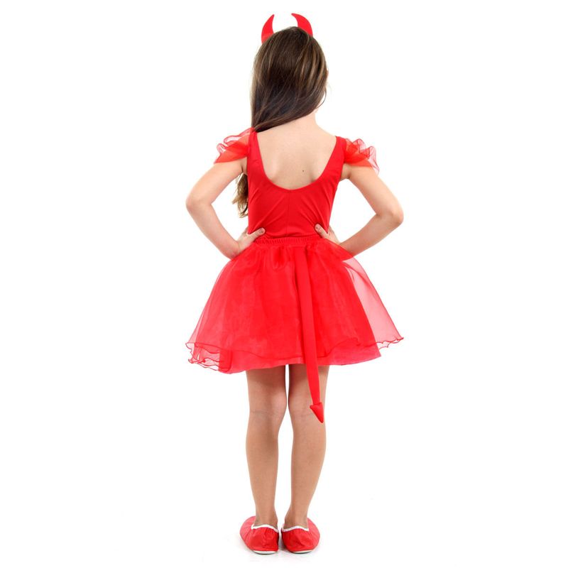 Fantasia Diabinha Infantil Dress Up - Halloween P