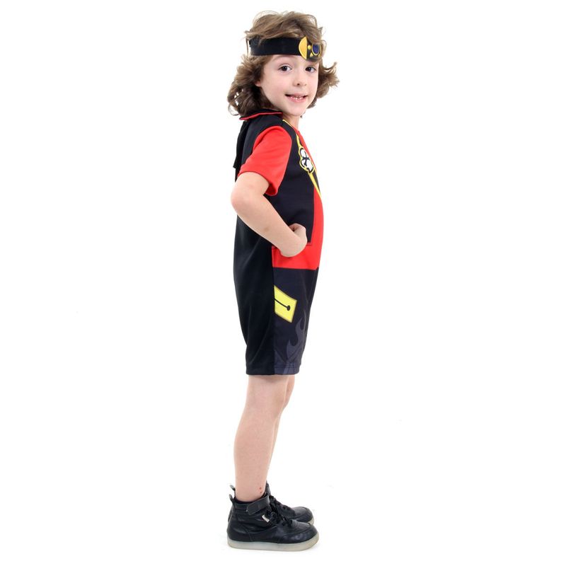 Fantasia Zak Storm Curto Infantil - Original  M