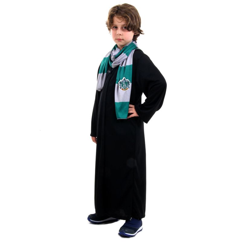 Fantasia Draco Malfoy Sonserina Infantil - Harry Potter P