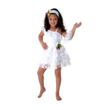 Fantasia Baianinha Infantil Luxo - Carnaval