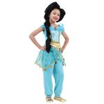 Fantasia Jasmine Infantil Luxo Original - Aladdin - Disney Princesas G