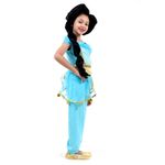 Fantasia Jasmine Infantil Luxo Original - Aladdin - Disney Princesas G