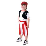 Fantasia Pirata Masculino Bebê - Carnaval P