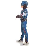Fantasia Capitão América Infantil Original com Máscara e Peitoral - Vingadores - Marvel P