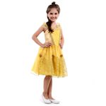 Fantasia Bela Infantil Luxo Original - Disney Princesas G