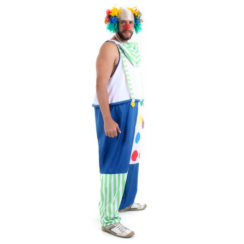 Fantasia Palhaço de Circo Engraçado Adulto - Circo  P