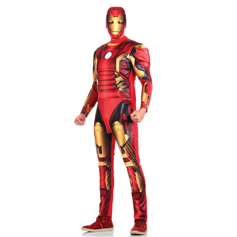 Fantasia Homem de Ferro com Peitoral Adulto - Avengers M