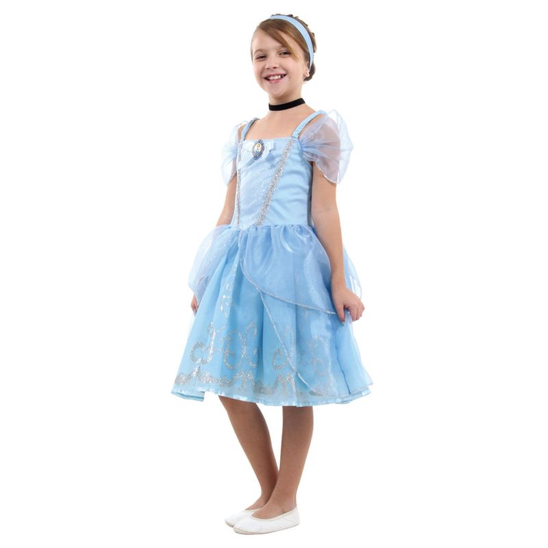 Vestido Feminino Infantil Fantasia da Cinderela Princesas da Disney, Vestido Feminino Disney Nunca Usado 79838586