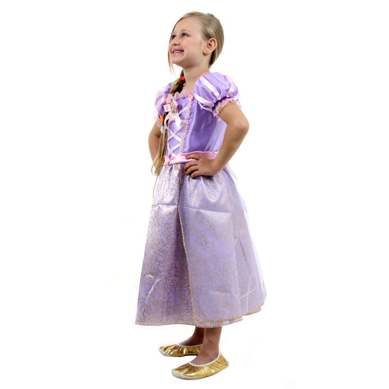 Fantasia Rapunzel Infantil Luxo Original - Disney Princesas P