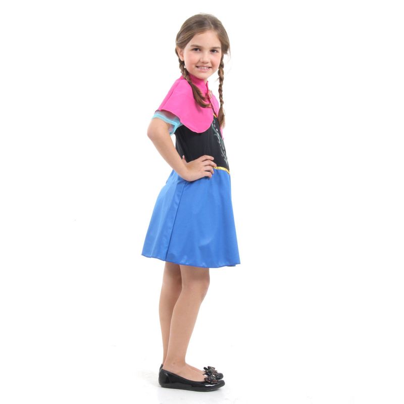 Fantasia Anna Verão Infantil - Disney - Frozen P