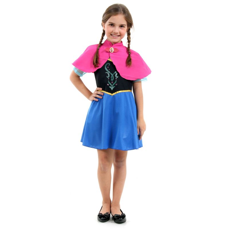 Fantasia Anna Verão Infantil - Disney - Frozen P