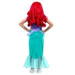 Fantasia Ariel Infantil Luxo Original - Pequena Sereia - Disney Princesas G