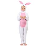 Fantasia Coelho Branco Macacão Infantil  P