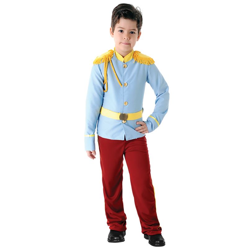 Fantasia Principe Infantil Luxo - Disney  G