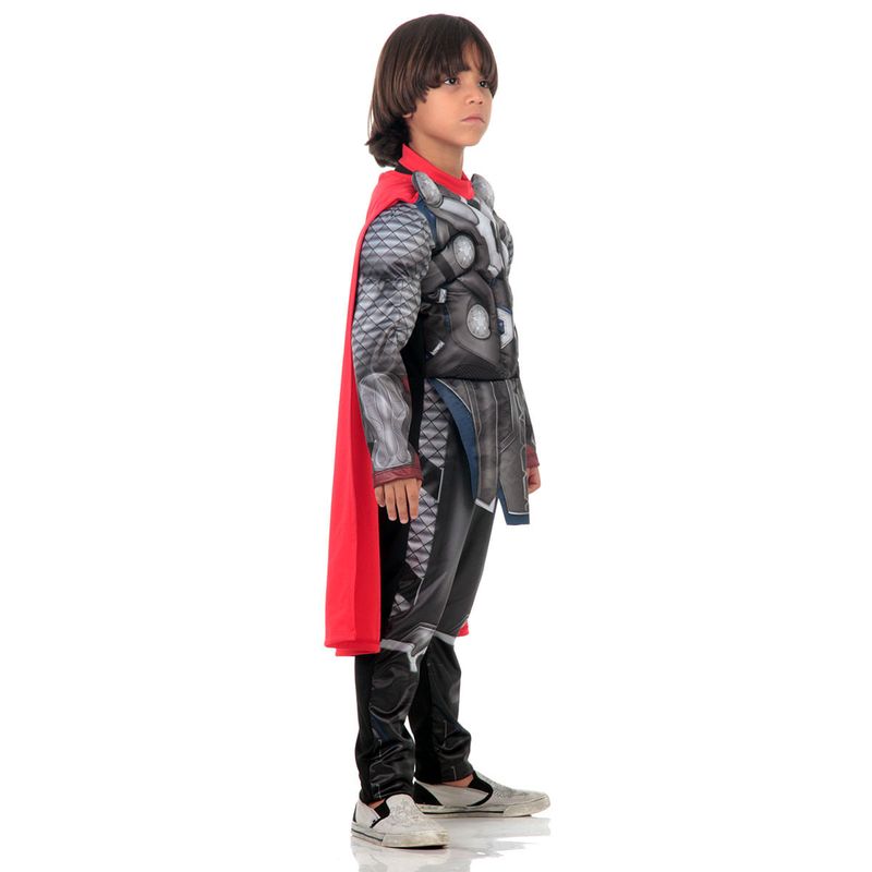 Fantasia Thor com Peitoral Infantil Luxo - Avengers P