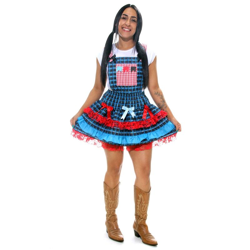 Fantasia Jardineira Junina Adulto P