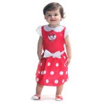 Fantasia Minnie Bebe Vermelha - Mickey Mouse - Disney  P