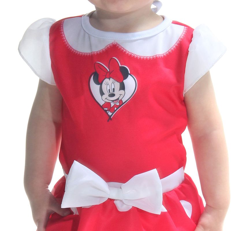 Fantasia Minnie Bebe Vermelha - Mickey Mouse - Disney  P