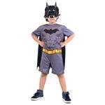 Fantasia Batman Curto Infantil - Liga da Justiça - Original  G