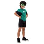 Fantasia Lanterna Verde Curto Infantil - Liga da Justiça - Original  G