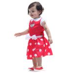 Fantasia Minnie Bebe Vermelha - Mickey Mouse - Disney  P