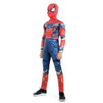 Fantasia Homem Aranha de Ferro Infantil Longa Original com Máscara e Peitoral - Vingadores - Marvel M