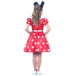 Fantasia Minnie Vermelha Infantil - Disney