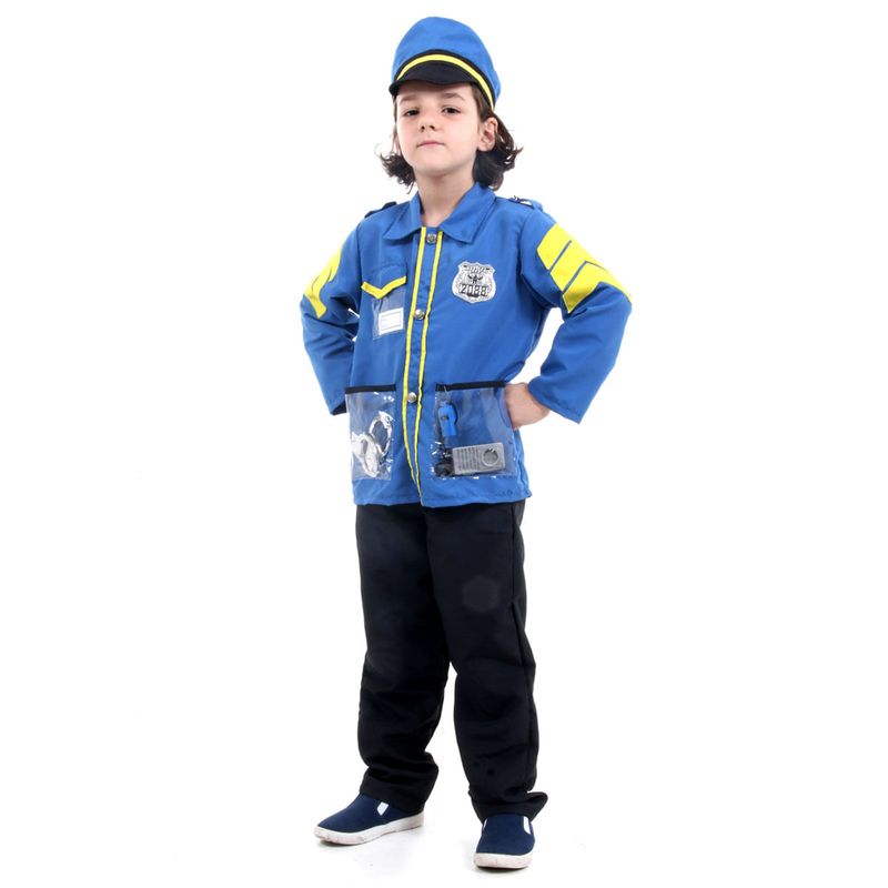 Fantasia Policial Infantil - Profissões - Sula